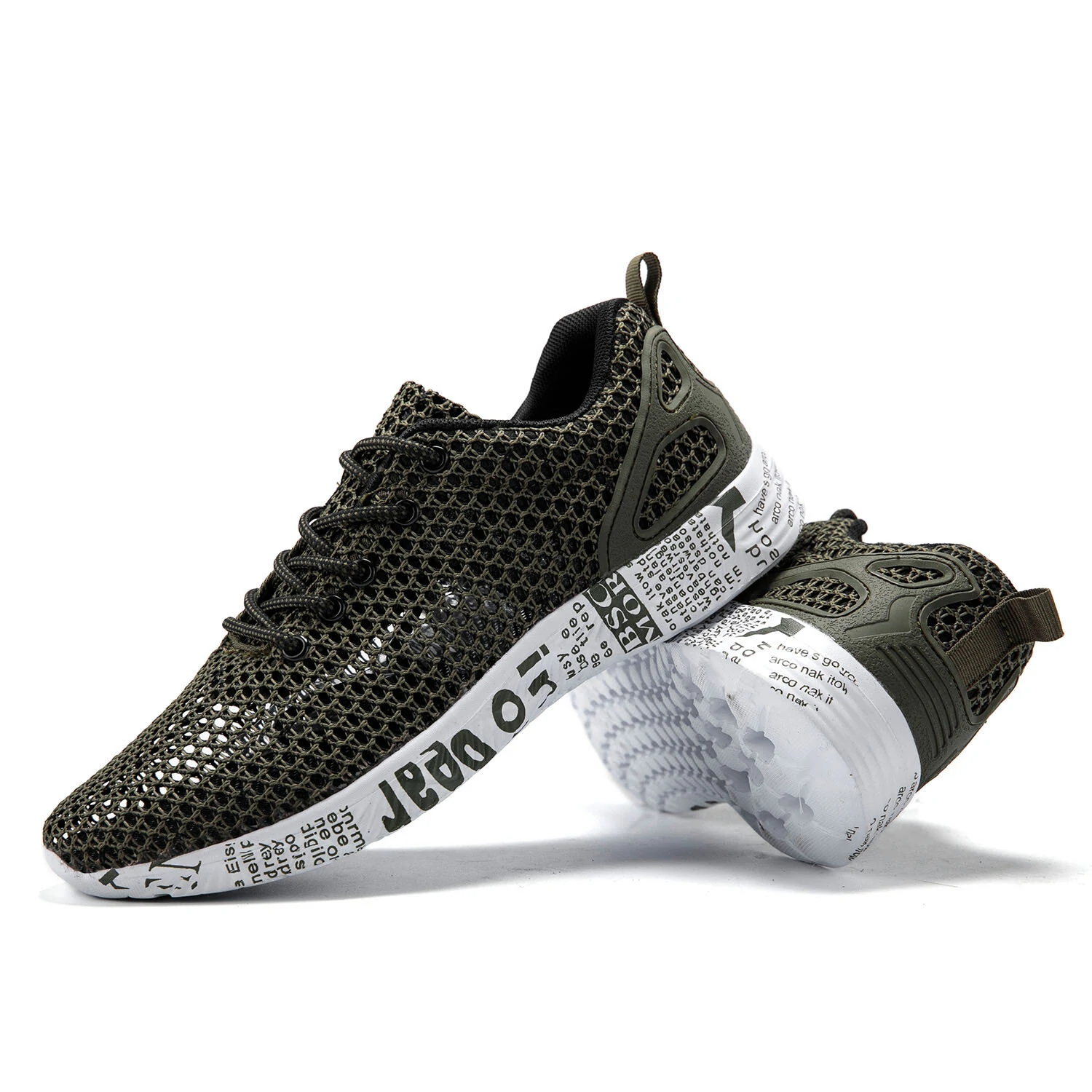 Men's Breathable Mesh Running Shoes Summer Sport Sneakers Casual Walking Wading Shoes For Outdoor Sport Cycling Shoes (image for) Men's Breathable Mesh Running Shoes Summer Sport Sneakers Casual Walking Wading Shoes For Outdoor Sport Cycling Shoes